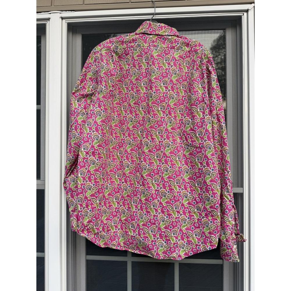 Vintage Polo Ralph Lauren Paisley Button Down Shirt Long Sleeve Mens Size X-Larg - Picture 4 of 4